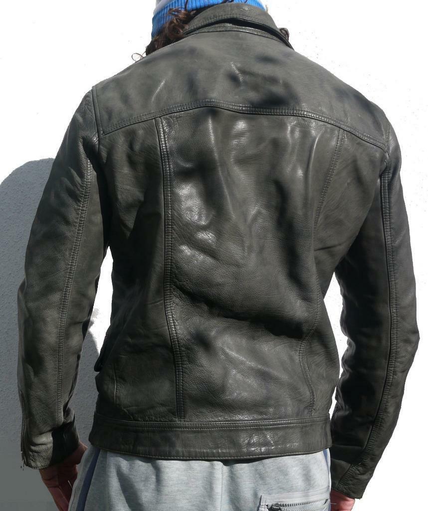 Men's Classic Brando Leather Biker Jacket - Marlon – A to Z Leather